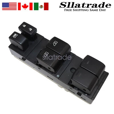 Interruptor de ventana eléctrica principal delantero izquierdo 254011CA6A para Infiniti FX35 FX50 2011 2012 Foto 1 de 4