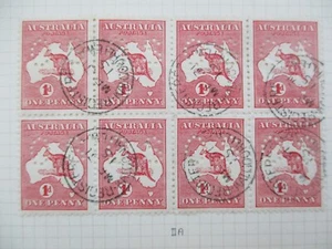 Kangaroo Stamps: 1st Watermark Perf OS Used- Great Item, Must Have! (T6029) - Picture 1 of 4