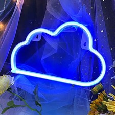 Led Signs Neon Lights for Wall Decor,Usb or Battery Neon Led Lights for (Blue)