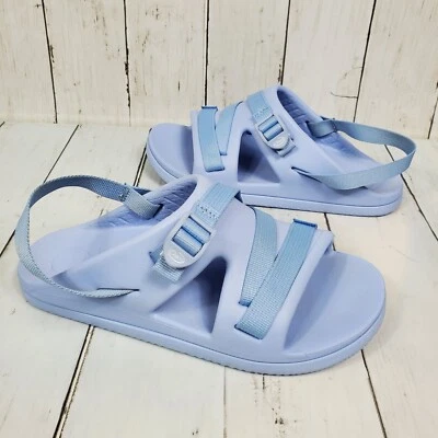 CHACO Chillos Sport Slide Sandálias Infantil Tamanho 6 Alça Periwinkle Azul Leve - Imagem 1 de 4