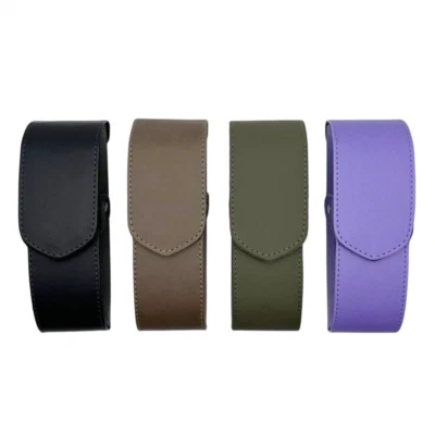 Estuche de Cinturón para Gafas Cintura Vertical Estuche para Anteojos Hecho a Mano Calidad Cuero PU Foto 1 de 4