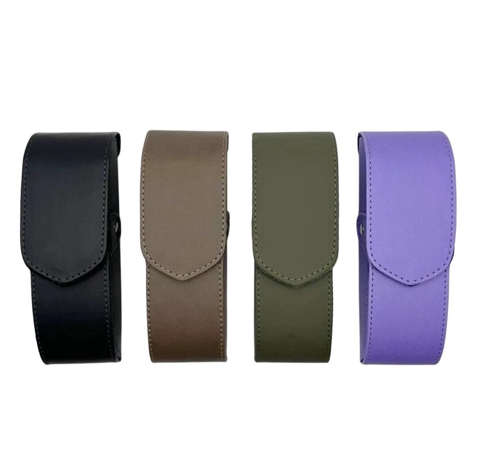 Estuche de Cinturón para Gafas Cintura Vertical Estuche para Anteojos Hecho a Mano Calidad Cuero PU Foto 1 de 4