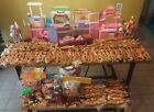 Huge Vintage And Modern Barbie Doll Lot Tons Of Clothes, Furniture & Acces. Look