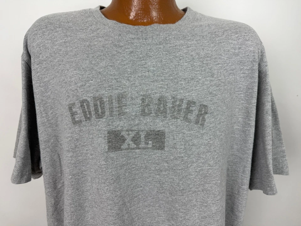 Camisa Eddie Bauer Vintage Años 90 Hombres XL Deporte Retro Gimnasio Preppy Deportes Gris Hecha en EE. UU. Foto 1 de 4