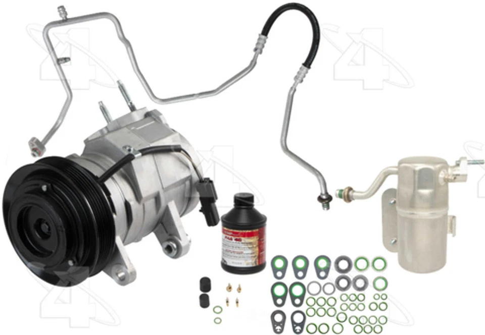 Kit de compressor AC compatível com 2006-2008 Mitsubishi Raider QUATRO ESTAÇÕES - Imagem 1 de 4
