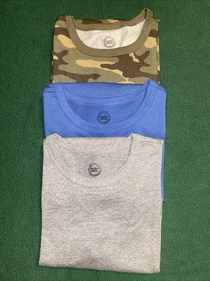 Wonder Nation Boys 3 Piece Long Sleeves Tough & stripe Tee Shirt L(10-12) Husky - Image 1 of 4