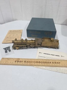 PFM United Latón Escala HO Frisco 2-10-0 Ruso Decápod Loco Funciona Leer Descripción - Imagen 1 de 21