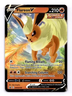 Flareon V - SWSH149 Promo Pokemon TCG SWSH: Sword & Shield Promo Cards NM - Image 1 of 2