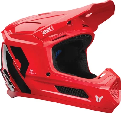 Casco Thor Mujer Juvenil Juvenil Flota Forja MX | S M L | Azul Amarillo Rojo Negro Foto 1 de 4