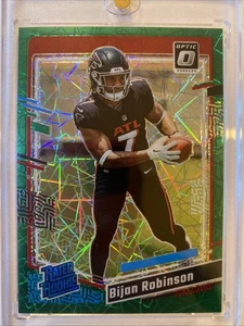 Bijan Robinson 2023 Donruss Optic #206 Green Velocity - Bild 1 von 2