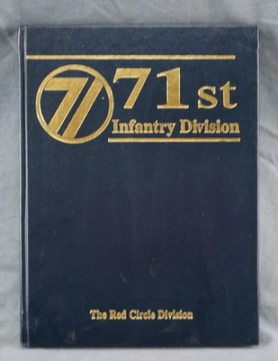 71st Infantry Division Unit History Ltd Ed Leather Bound Hardback Military 2001 - Image 1 of 4