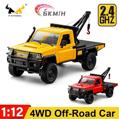 MN MODEL MN82T RC Pickup Auto 1/12 Miniatur Kran Raupenfahrzeug 2,4 GHz 4WD Lkw - Bild 1 von 4