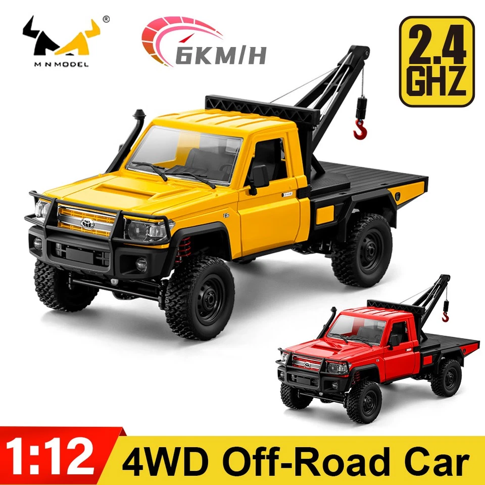 MN MODEL MN82T RC Pickup Auto 1/12 Miniatur Kran Raupenfahrzeug 2,4 GHz 4WD Lkw - Bild 1 von 4