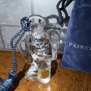 Princess House Lead Crystal Angel Christmas Ornament 3.75 in Vintage - Picture 1 of 12