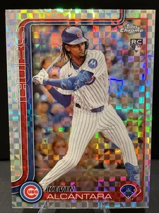 2025 Topps Chrome - #173 Kevin Alcantara ROOKIE (RC) X-Fractor - Picture 1 of 2
