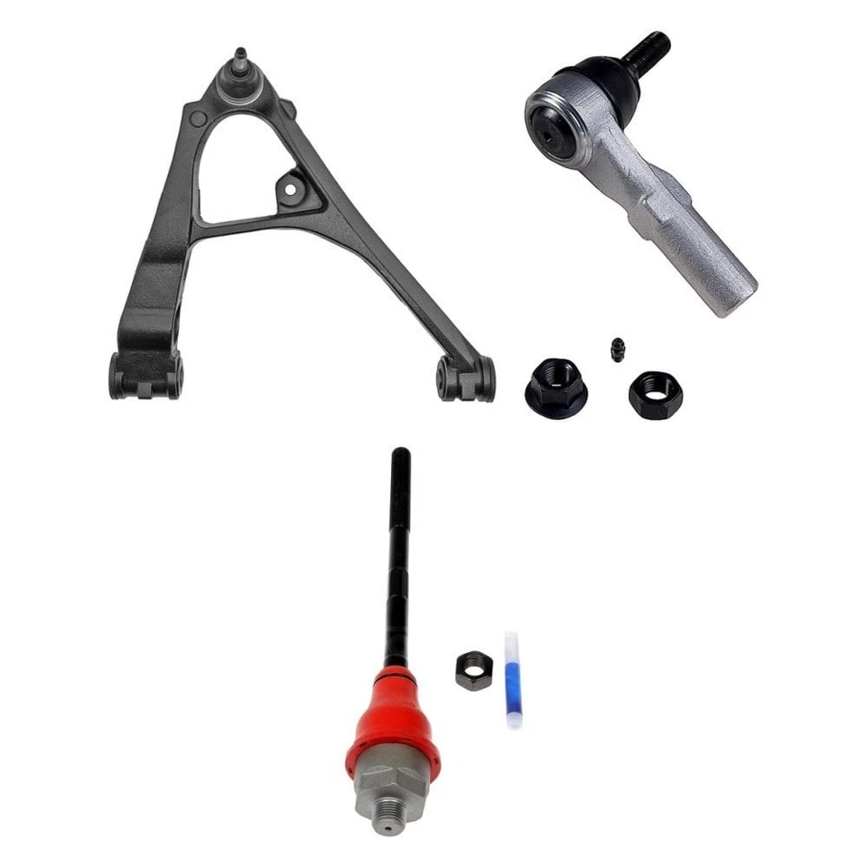 For Chevy Silverado 1500 HD 01-06 Control Arm with Ball Joint and Tie Rod End - Imagem 1 de 1
