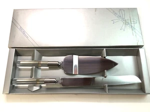 THE TOSCANY COLLECTION; 2ER SET KUCHENMESSER/SERVIERER - JAPAN ROSTFREI - Bild 1 von 3