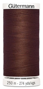 Pack de 5 - Gutermann Coser-Todo Hilo 274yd-Chocolate - 250P-578 - Imagen 1 de 1