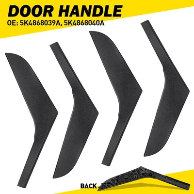 Cubierta de manija de puerta interior 2/4 piezas para Volkswagen Golf 2009-2013 MK6 4 puertas modelo Foto 1 de 4