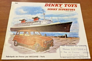 Catalogue DINKY TOYS 1962 - Fabriqué en France par MECCANO  - Bel Etat - Imagen 1 de 6