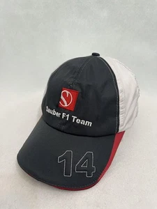 Sauber F1 Team Cap Embroidered Logo Gray/White/Red One Size Used - Picture 1 of 7