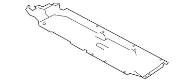 Protector lateral original Audi 4M0-825-205-L Foto 1 de 2