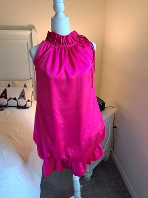 Vestido Joan Calabrese Niñas Fushia Talla 12 Excelente Estado Foto 1 de 4