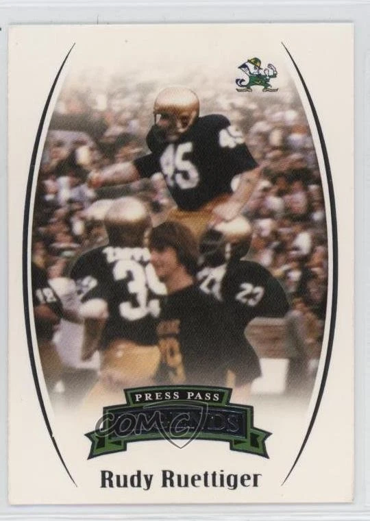 2007 Press Pass Legends Rudy Ruettiger #89 - Image 1 of 2