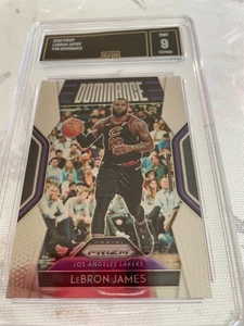 LEBRON JAMES LAKERS 2018 PRIZM DOMINANCE # 29 GRADED 9 L@@@K - Picture 1 of 2