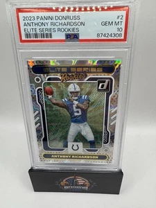 2023 Donruss Anthony Richardson Elite Series Rookies #2 PSA 10 Colts - Picture 1 of 2