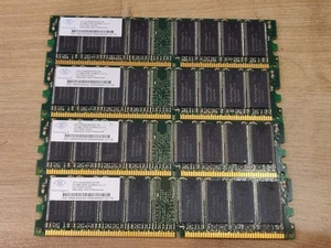 Nanya 2GB SDRAM PC2700 DDR333 Ram (4x512MB) 184 Pin DIMM NT512D64S8HC0G-6K - Picture 1 of 4