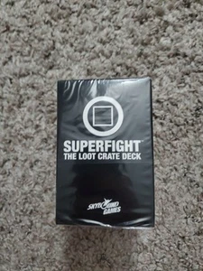 SUPERFIGHT THE LOOT CRATE MAZO JUEGO DE CARTAS NUEVO SELLADO JUEGOS SKYBOUND NUEVO EN CAJA - Imagen 1 de 6