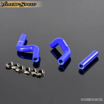 Tubo de manguera de radiador de silicona azul apto para Kawasaki KX 85 KX85 2001-2012 + abrazaderas Foto 1 de 4