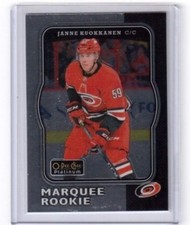 2017-18 O Pee Chee Platinum Marquee Rookie Retro Rainbow Janne Kuokkanen Canes