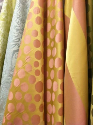 Poliéster 57" Patrón Jacquard Luz 183G/M2 Cortinas Venta por Yarda Foto 1 de 4