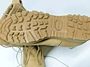 US Military DESERT TAN COMBAT BOOTS Made IN USA NEW (MCRAE USA MFG) - Picture 1 of 4