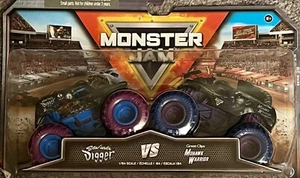 Spin Master Monster Jam Son-Uva Digger VS Mohawk Warrior 1/64 Diecast New - Picture 1 of 7