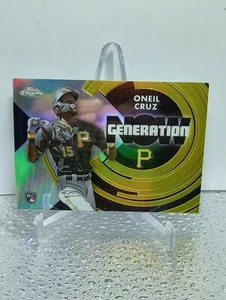 Oneil Cruz Generation Now RC Refractor 2022 Topps Chrome Update Rookie SP Insert - Picture 1 of 2