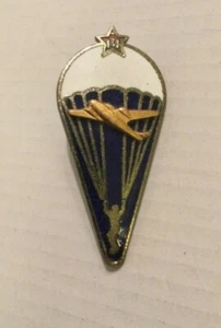 rare Mongolian Airborne Para Parachute wings Badge - Polish manufactured - Picture 1 of 5