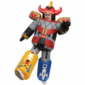 Giant Megazord Inflatable Costume Adult Blow Up Power Rangers Robot Fancy Dress - Picture 1 of 6