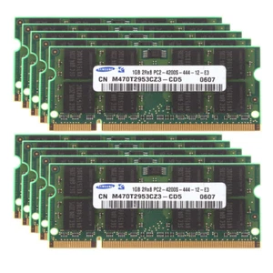 DDR2 For Samsung 1GB 2GB 4GB PC2-4200 533Mhz 200Pin Laptop RAM Memory SODIMM LOT - Picture 1 of 12