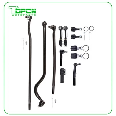 12 Piece Front Steering & Suspension Kit Set for 98-99 Dodge Ram 2500 3500 New Foto 1 de 4