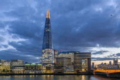 The Shard Spire Londres Inglaterra Urban City Art Wall - PÓSTER 20x30 Foto 1 de 4
