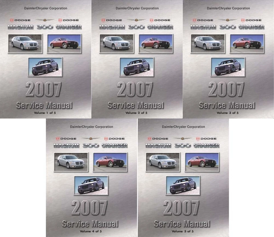 Chrysler 300 2007, Dodge Charger y Magnum Shop manual de reparación Foto 1 de 1