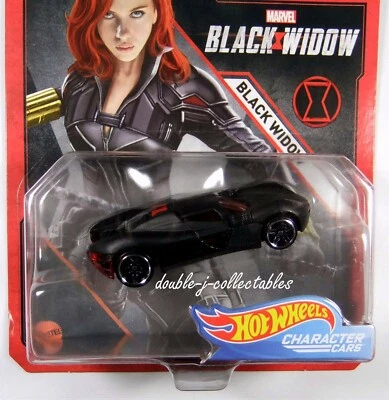 Hot Wheels Marvel Character Car Black Widow 2020 Foto 1 de 4