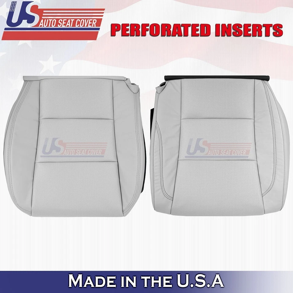 2017 2018 For Toyota Avalon Limited Front Set Bottoms Leather Seat Cover Gray - Image 1 of 4