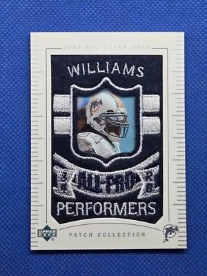 2003 Upper Deck RICKY WILLIAMS Manu. Patch Football card MIAMI DOLPHINS Texas - Image 1 of 3