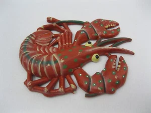Lobster 3D Magnet Fridge Retro Vintage Souvenir Ocean Sea Creature Crustacean - Picture 1 of 3