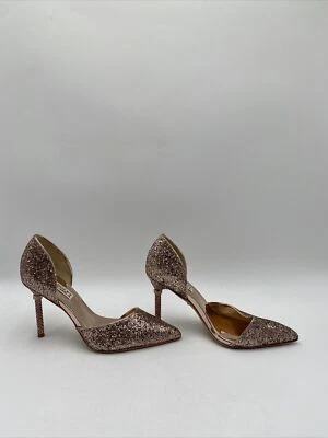 Women’s Badgley Mischka Ozara Glittered Evening Pumps Pink Size 6 - Image 1 of 4