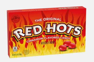 The Original RED HOTS 5.5oz Original Cinnamon Flavored Candy Theater Box BB 5/26 - Image 1 of 4